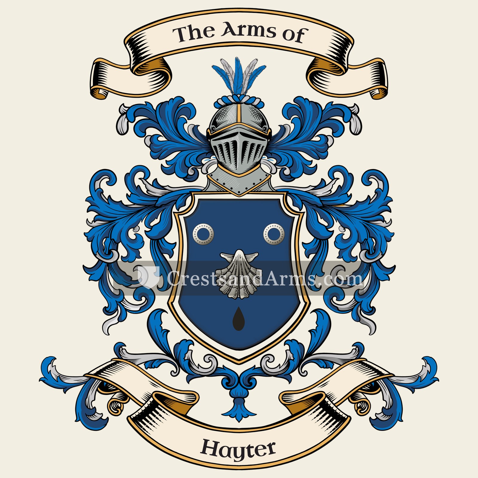 The Hayter coat of arms
