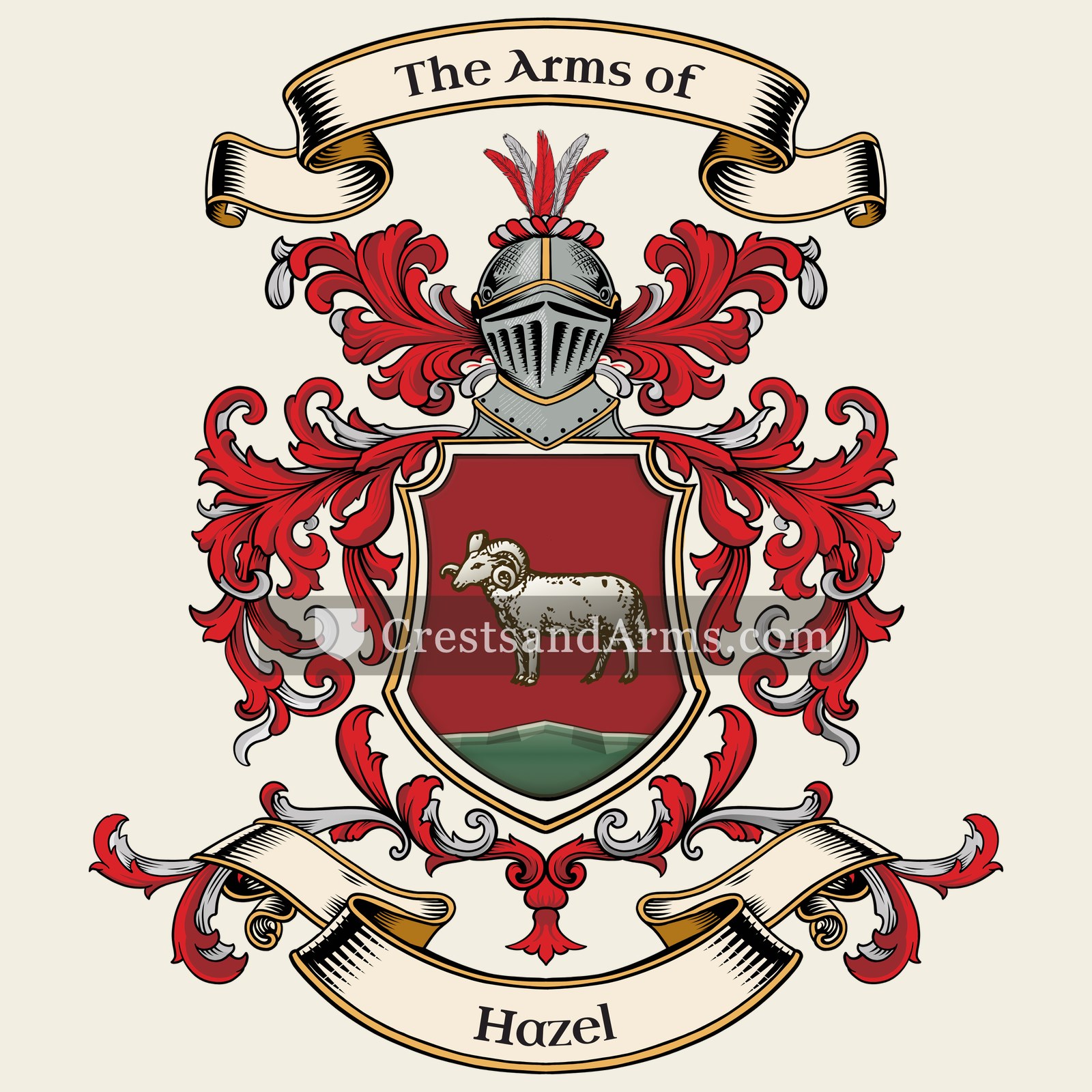 The Hazel coat of arms