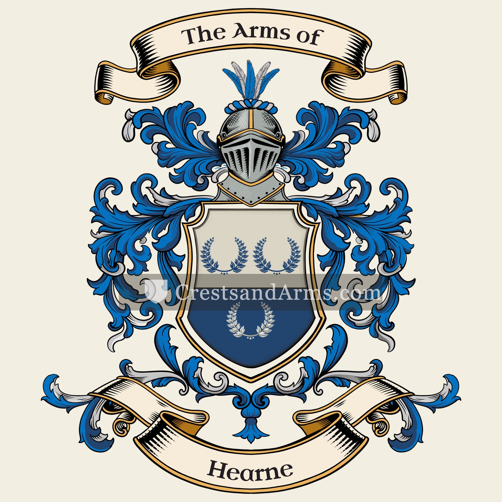 The Hearne coat of arms