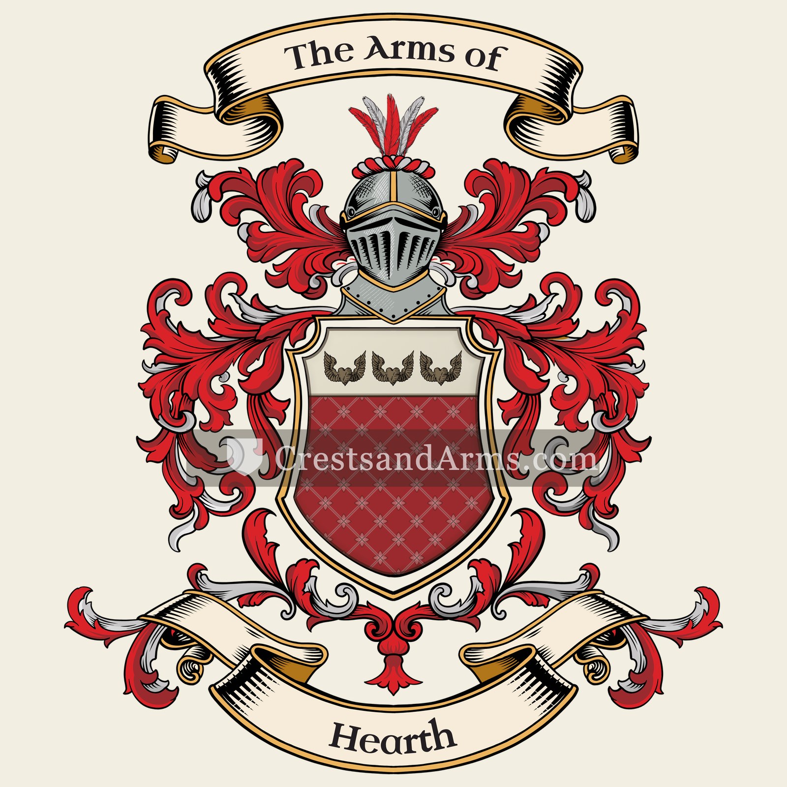 The Hearth coat of arms