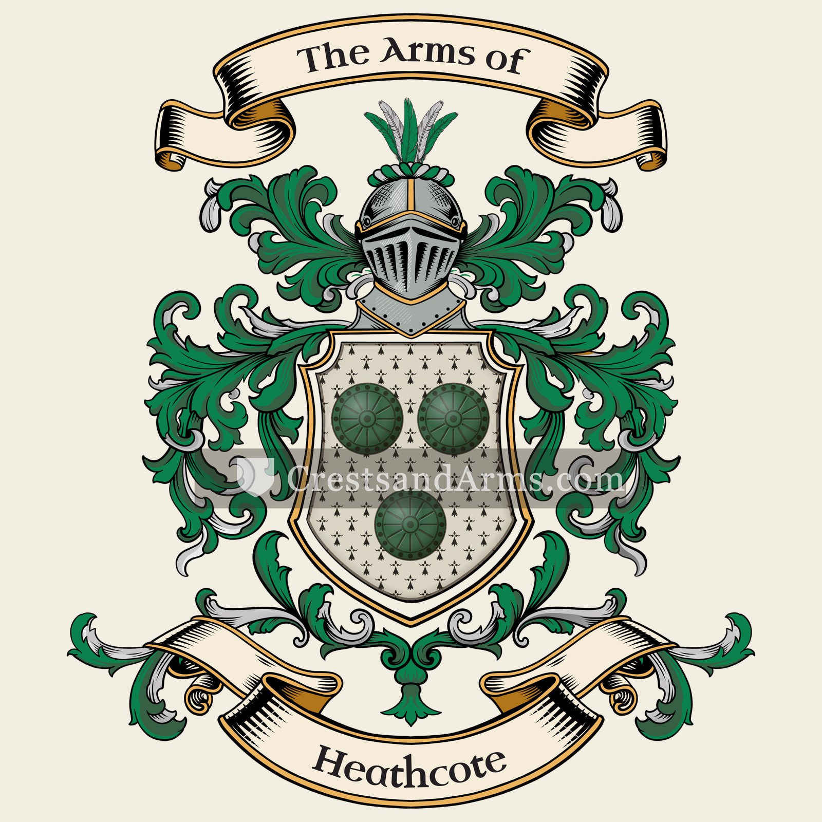 The Heathcote coat of arms