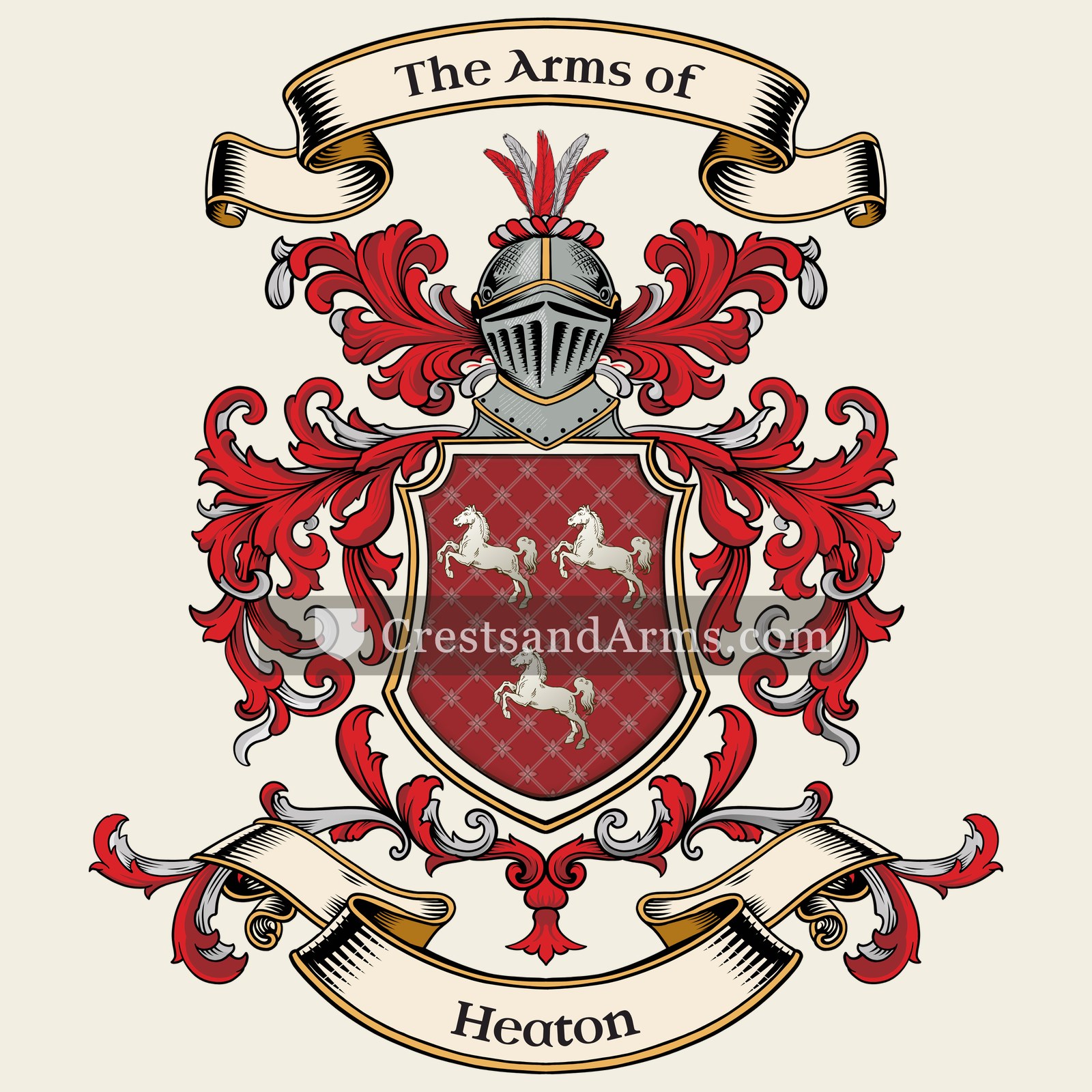 The Heaton coat of arms
