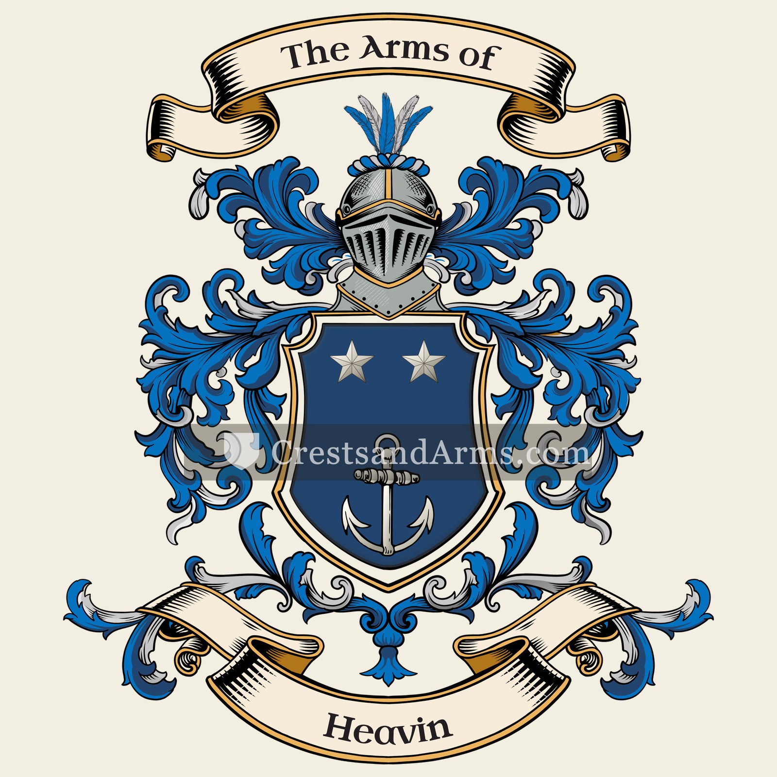 The Heavin coat of arms
