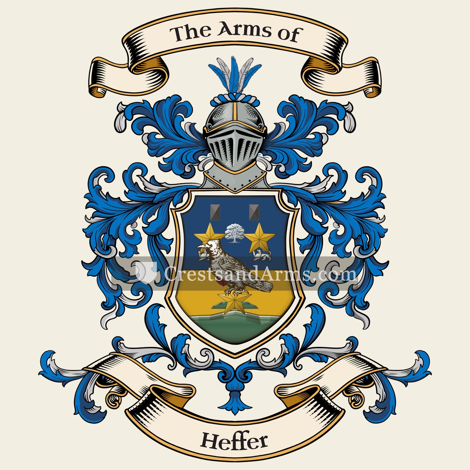 The Heffer coat of arms