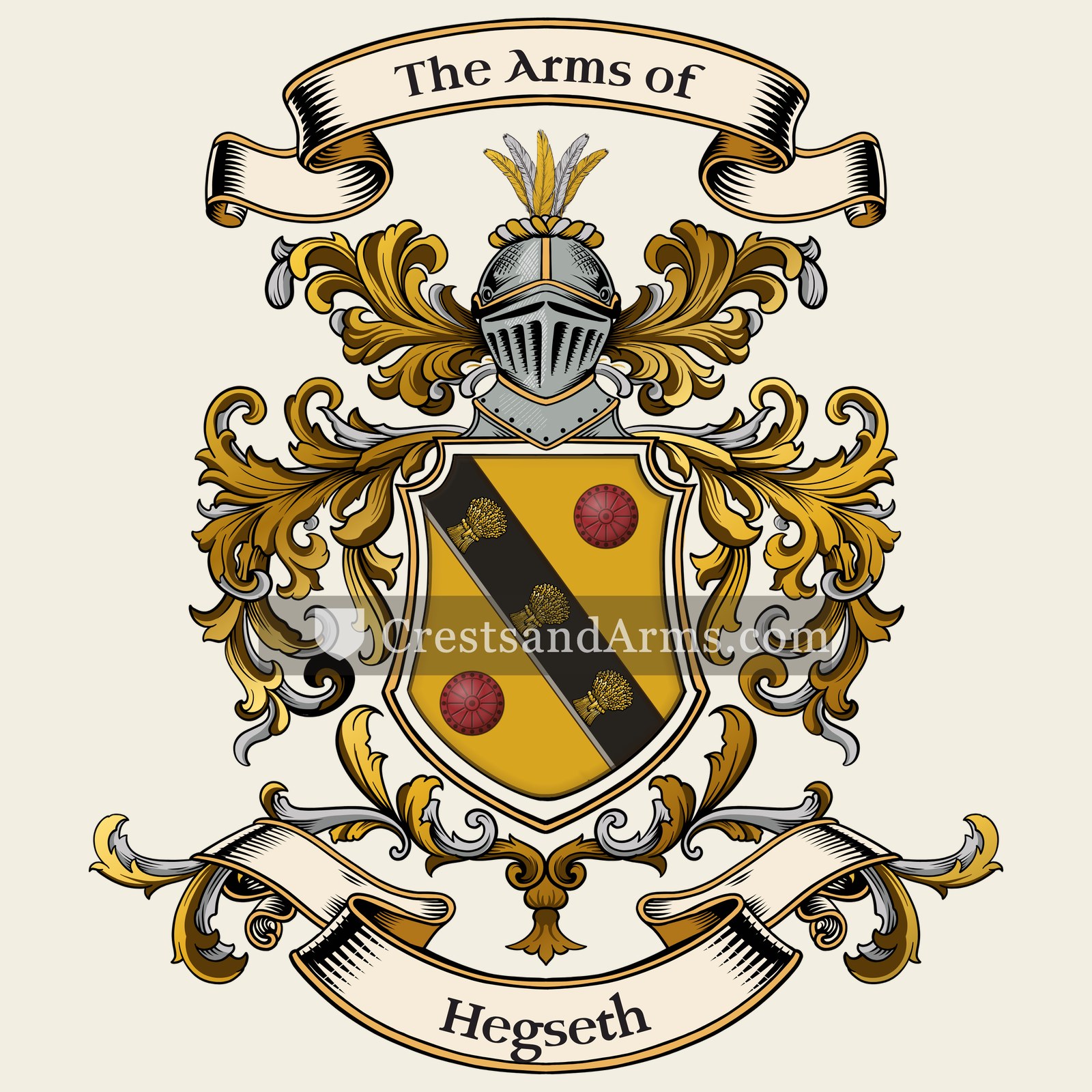 The Hegseth coat of arms