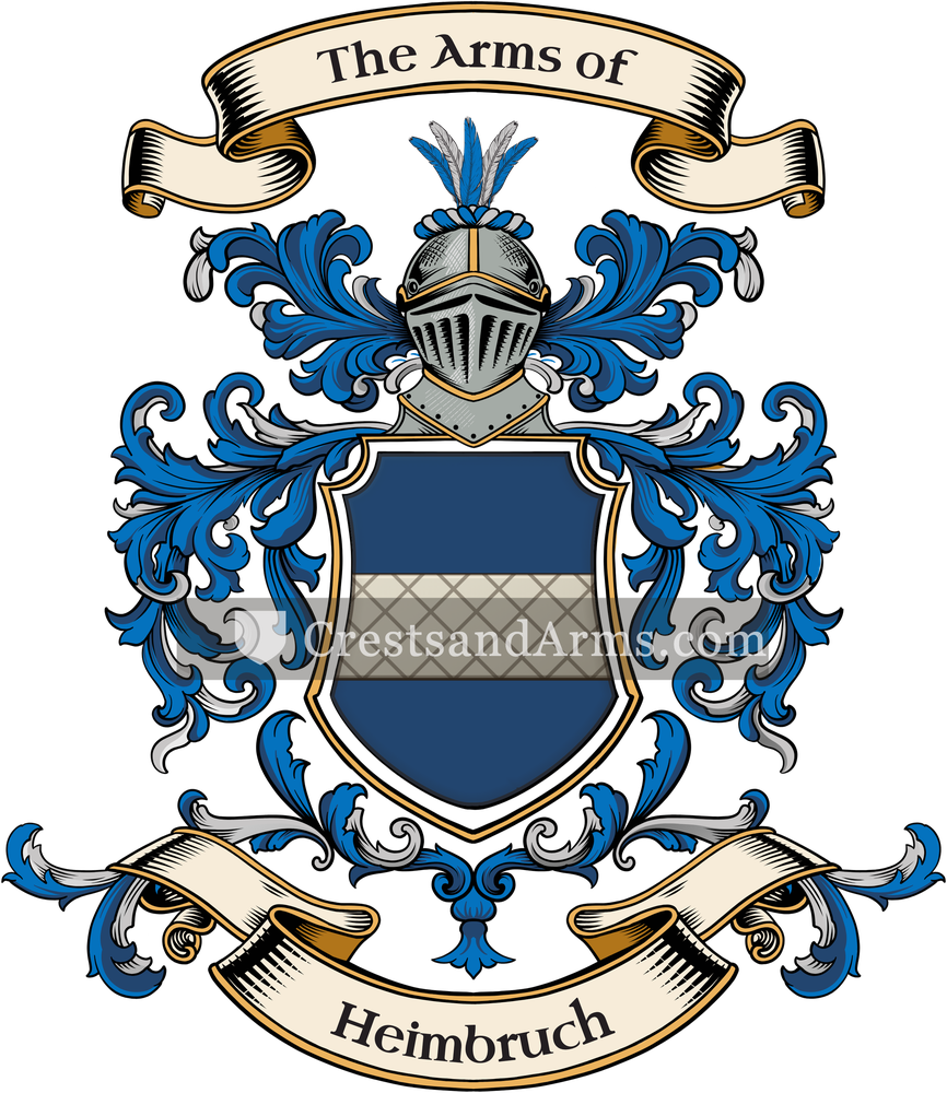 The Heimbruch coat of arms, drawn from the recorded blazon