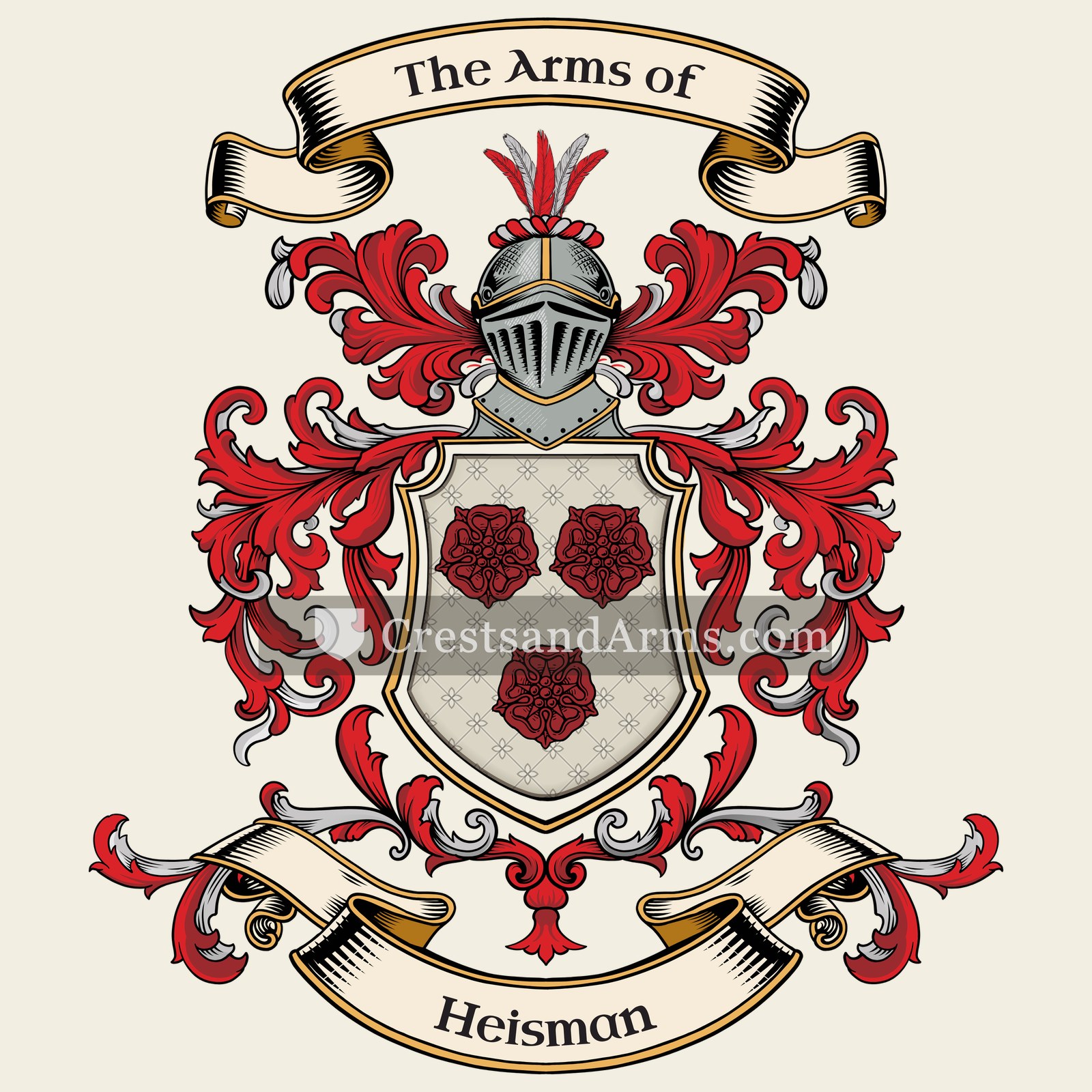 The Heisman coat of arms