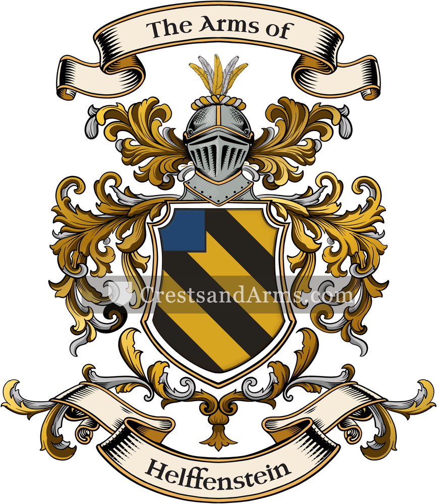 The Helffenstein coat of arms, drawn from the recorded blazon