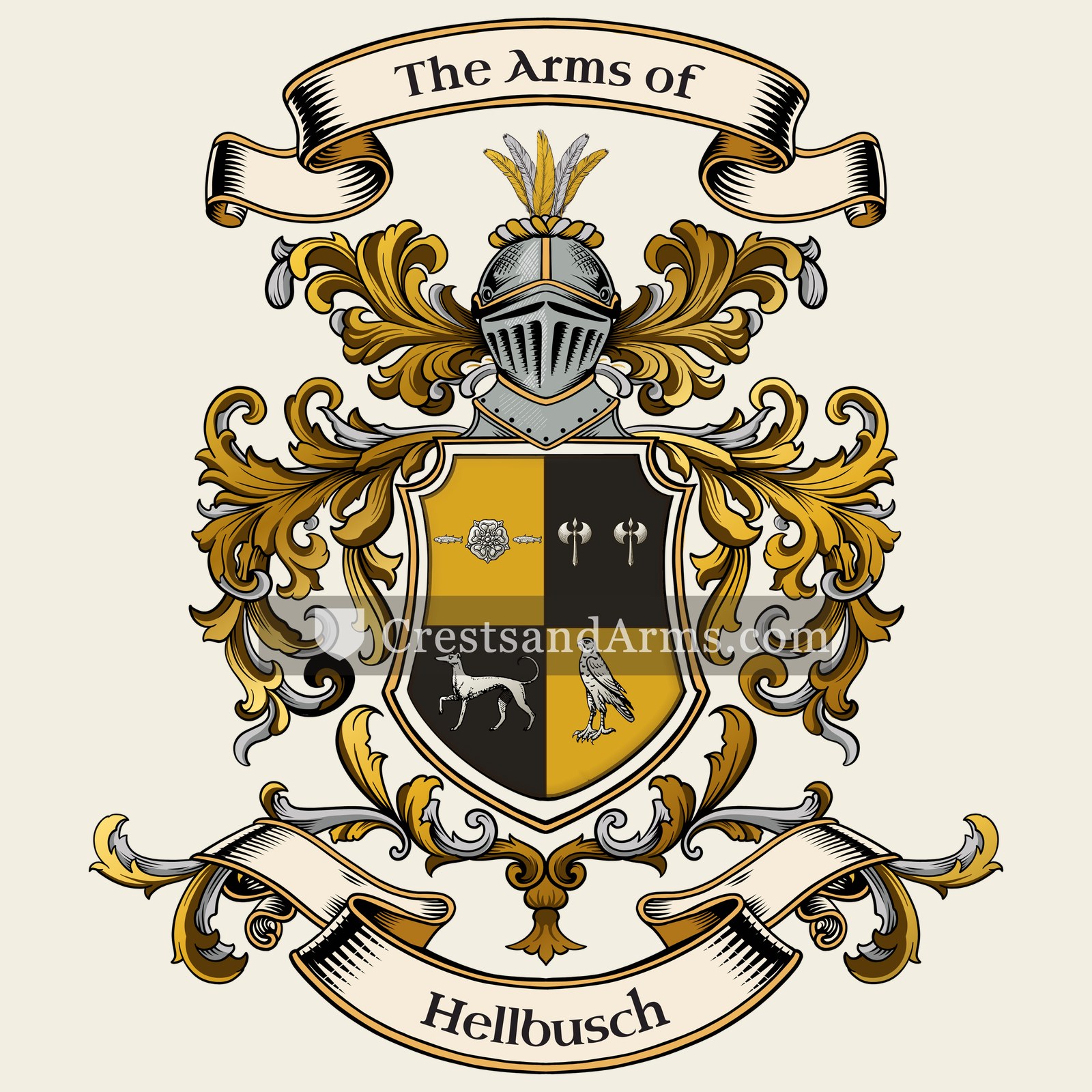 The Hellbusch coat of arms