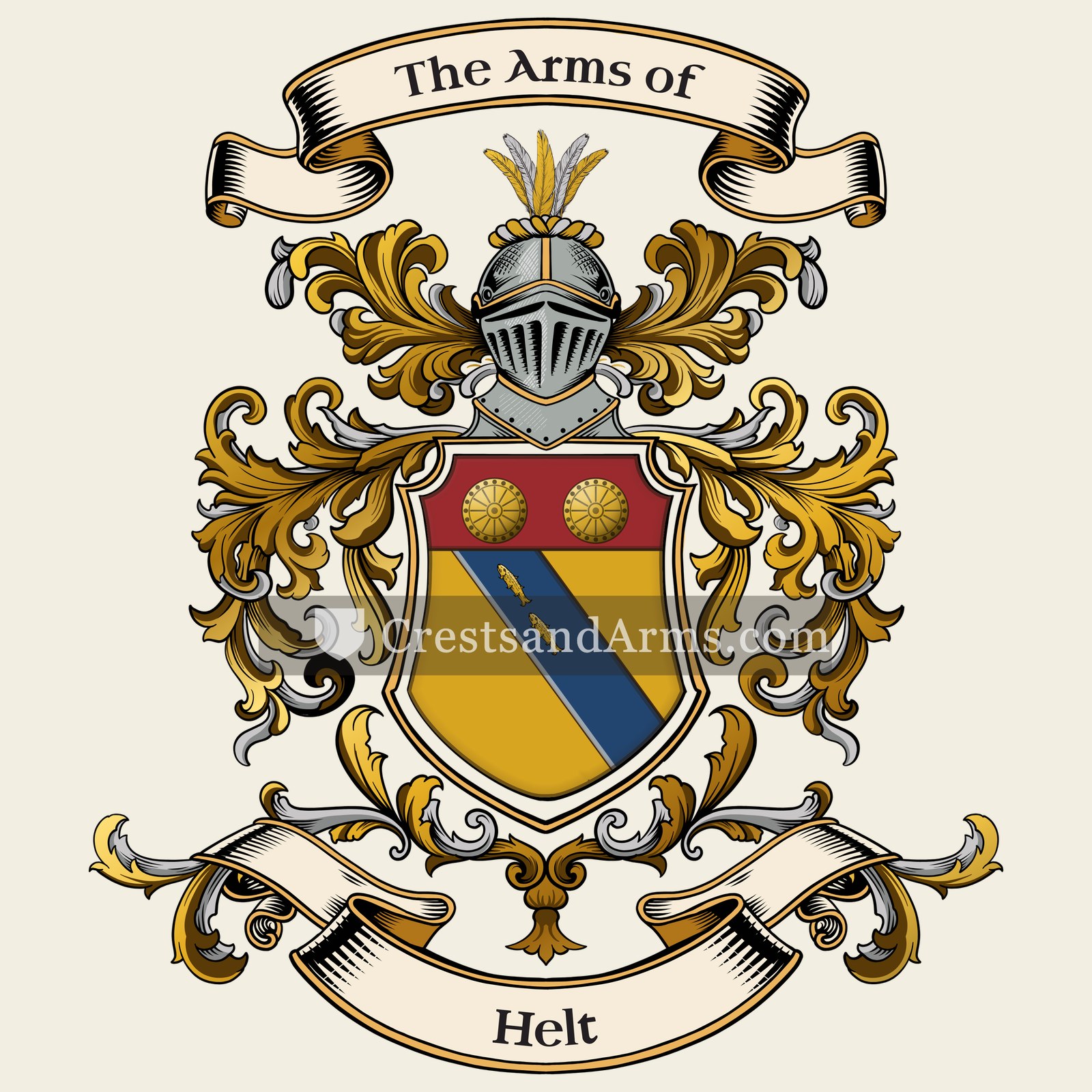 The Helt coat of arms