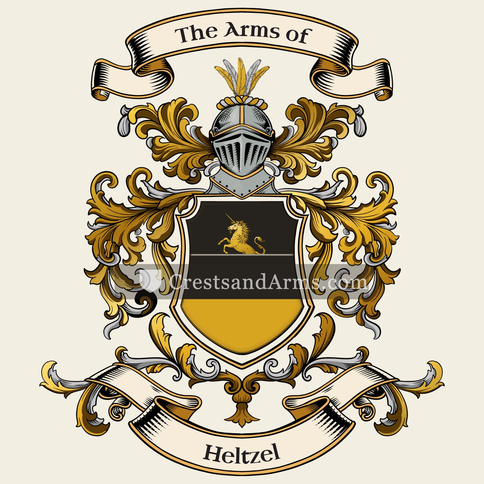 The Heltzel coat of arms