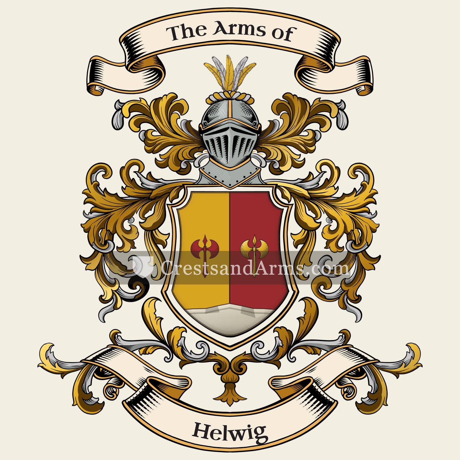 The Helwig coat of arms