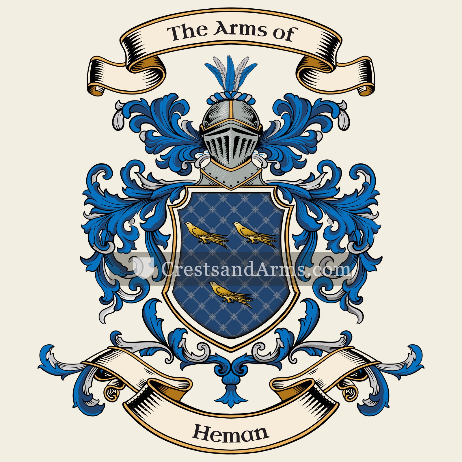 The Heman coat of arms