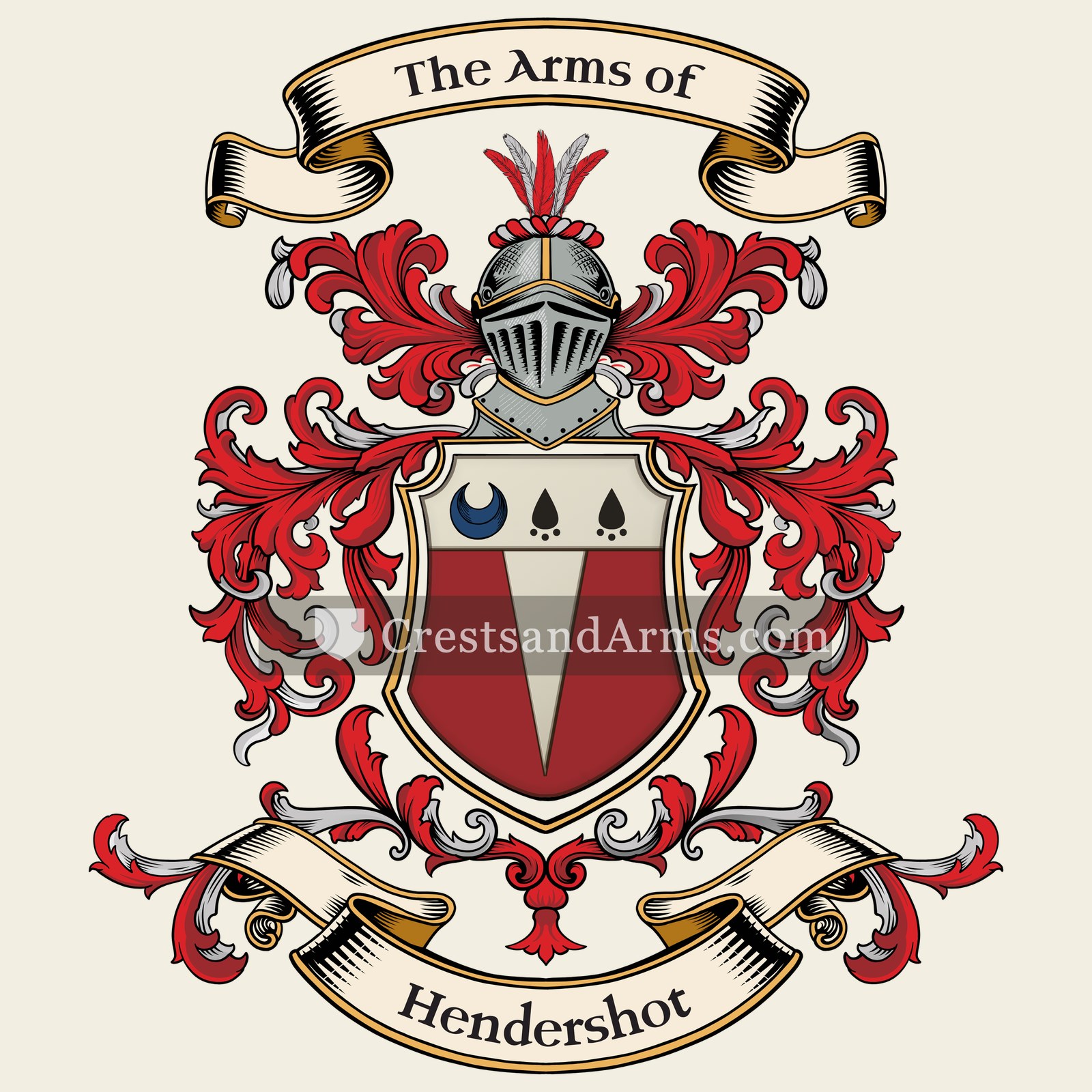 The Hendershot coat of arms