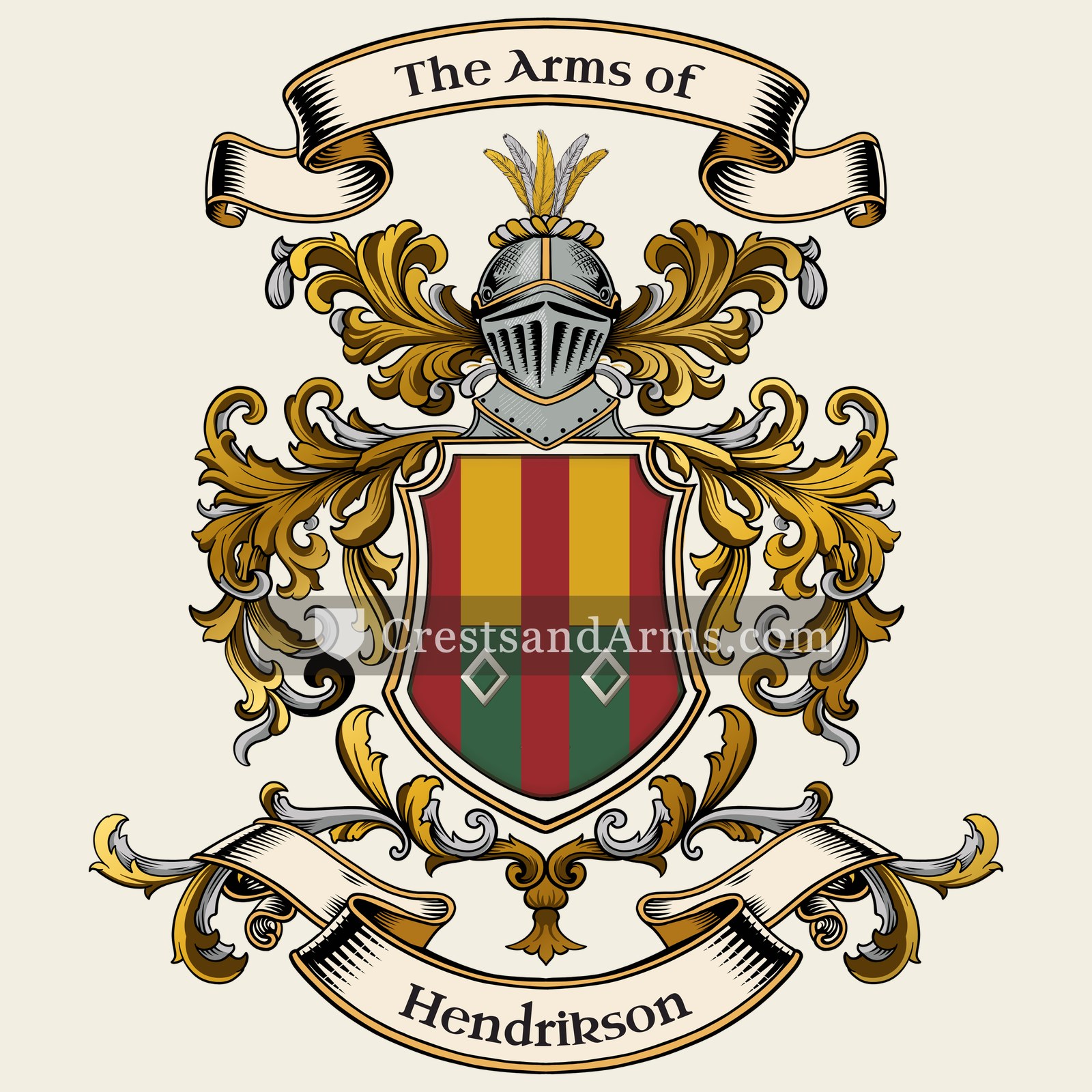 The Hendrikson coat of arms