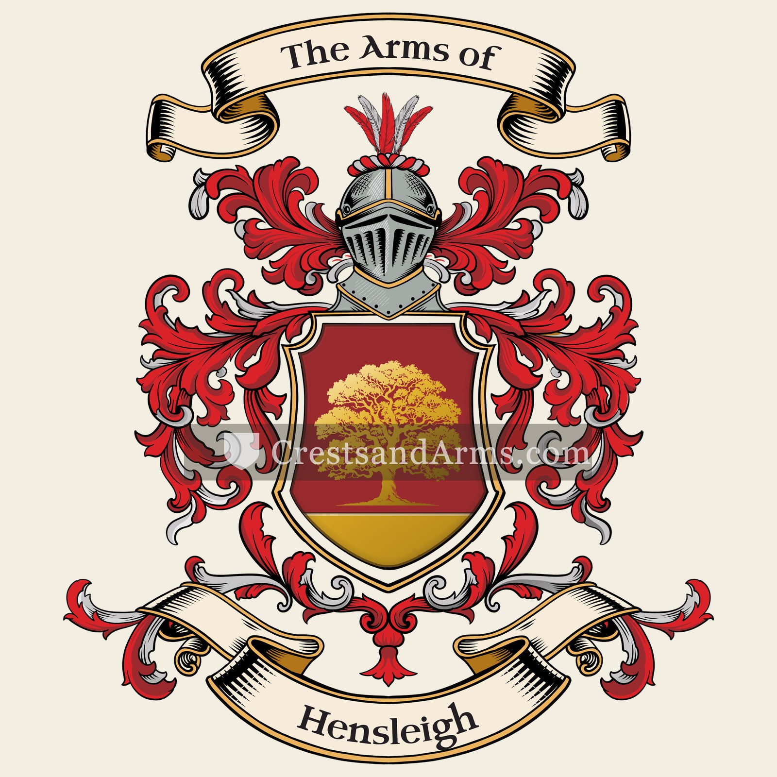 The Hensleigh coat of arms