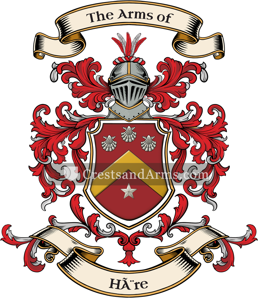 The Hère coat of arms, drawn from the recorded blazon