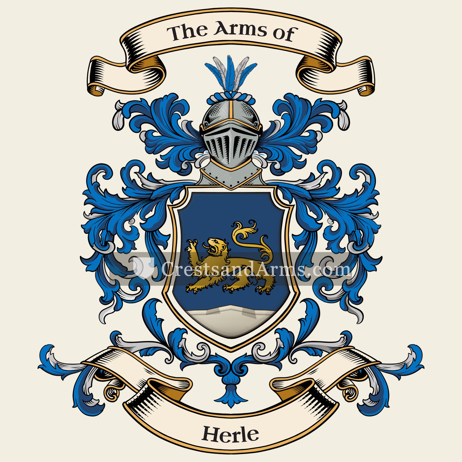 The Herle coat of arms