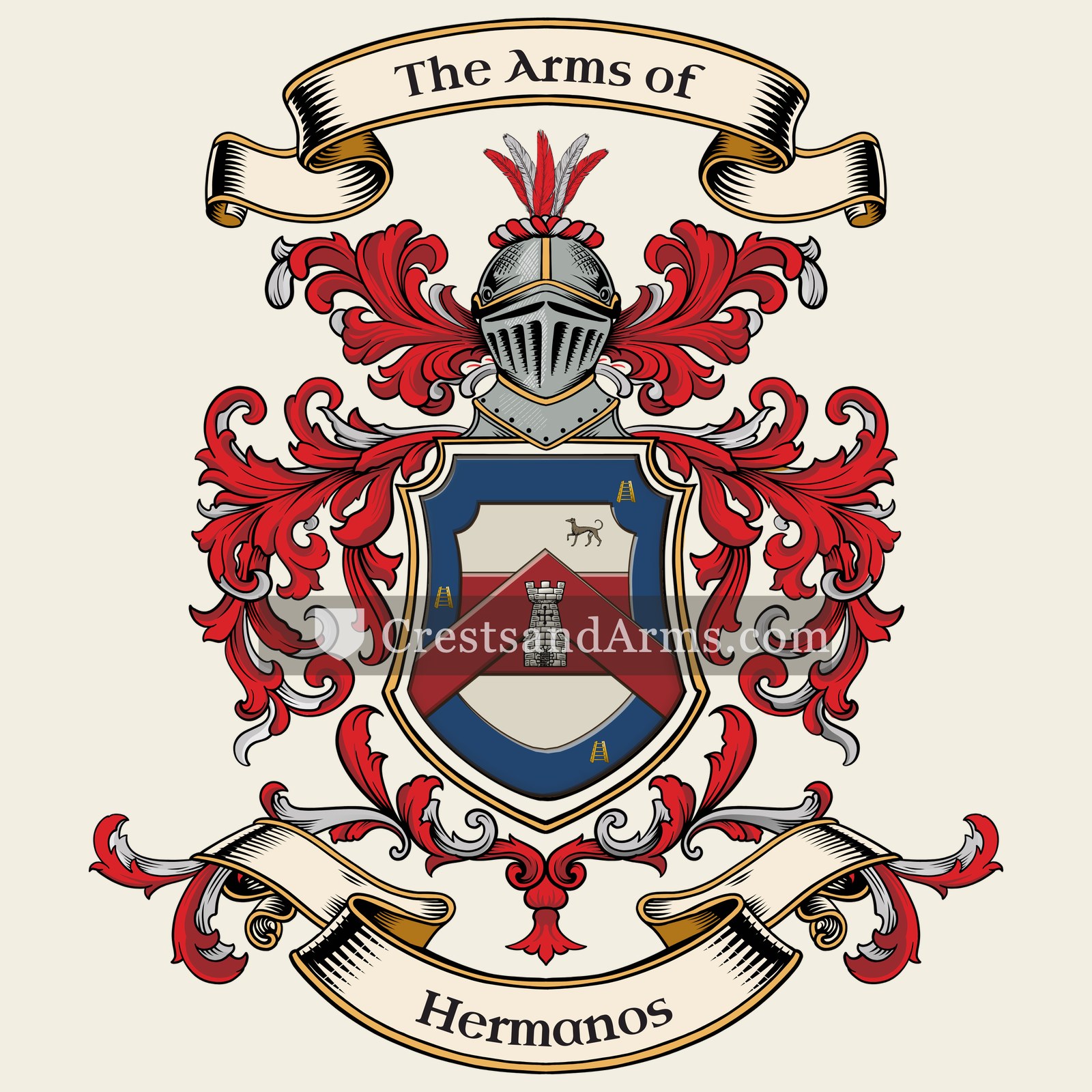 The Hermanos coat of arms