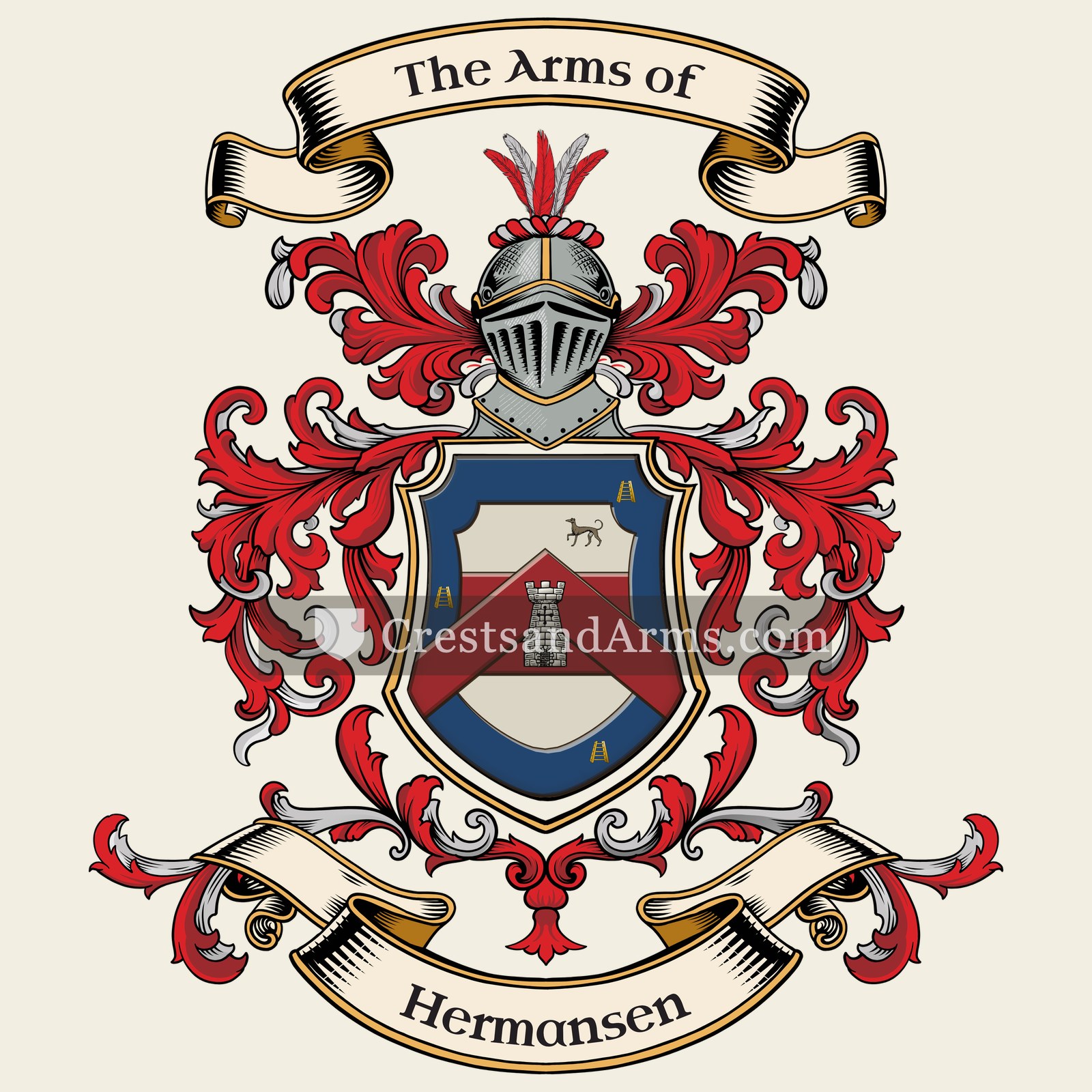 The Hermansen coat of arms