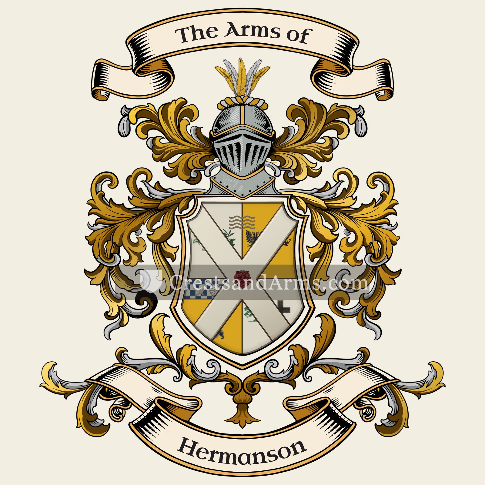 The Hermanson coat of arms