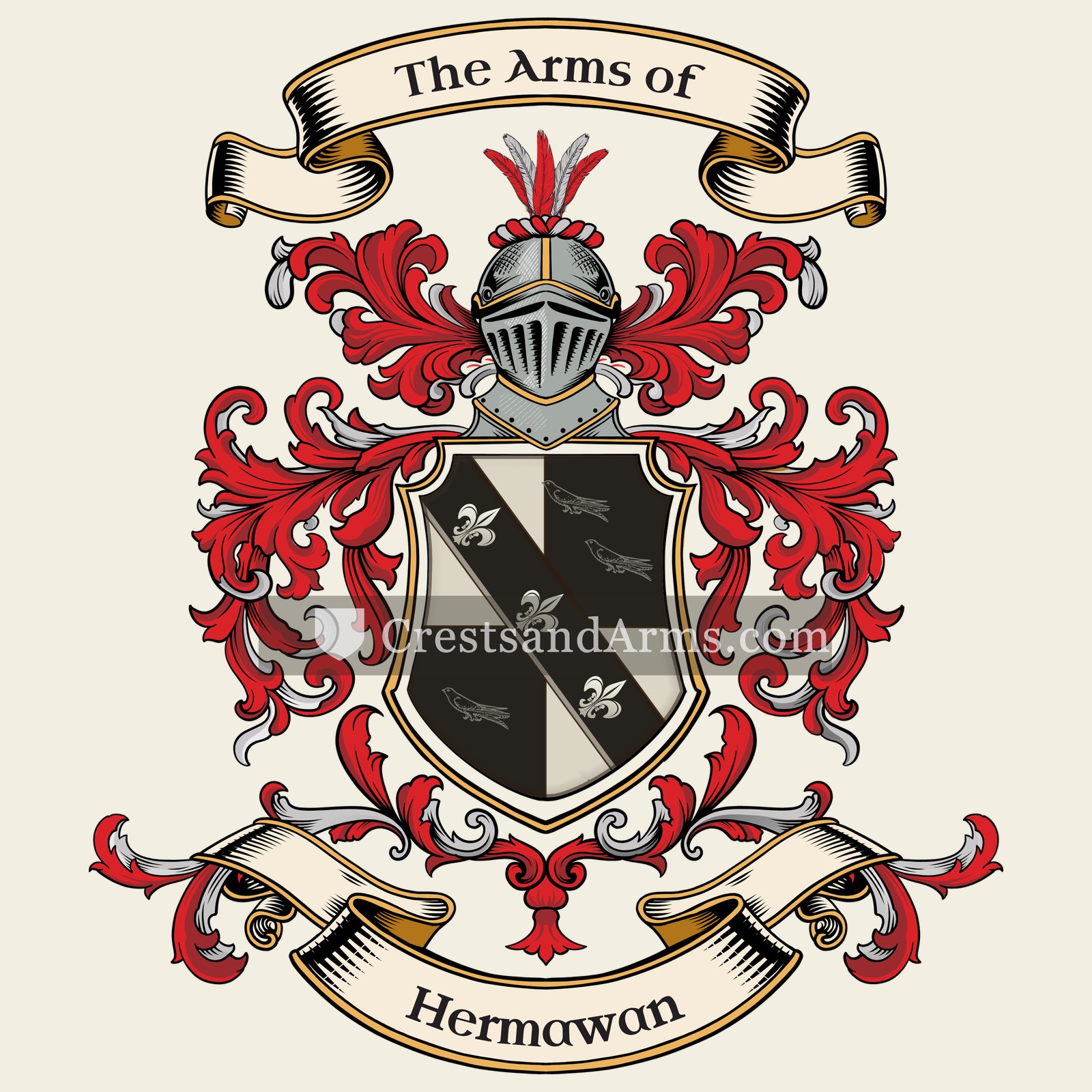 The Hermawan coat of arms