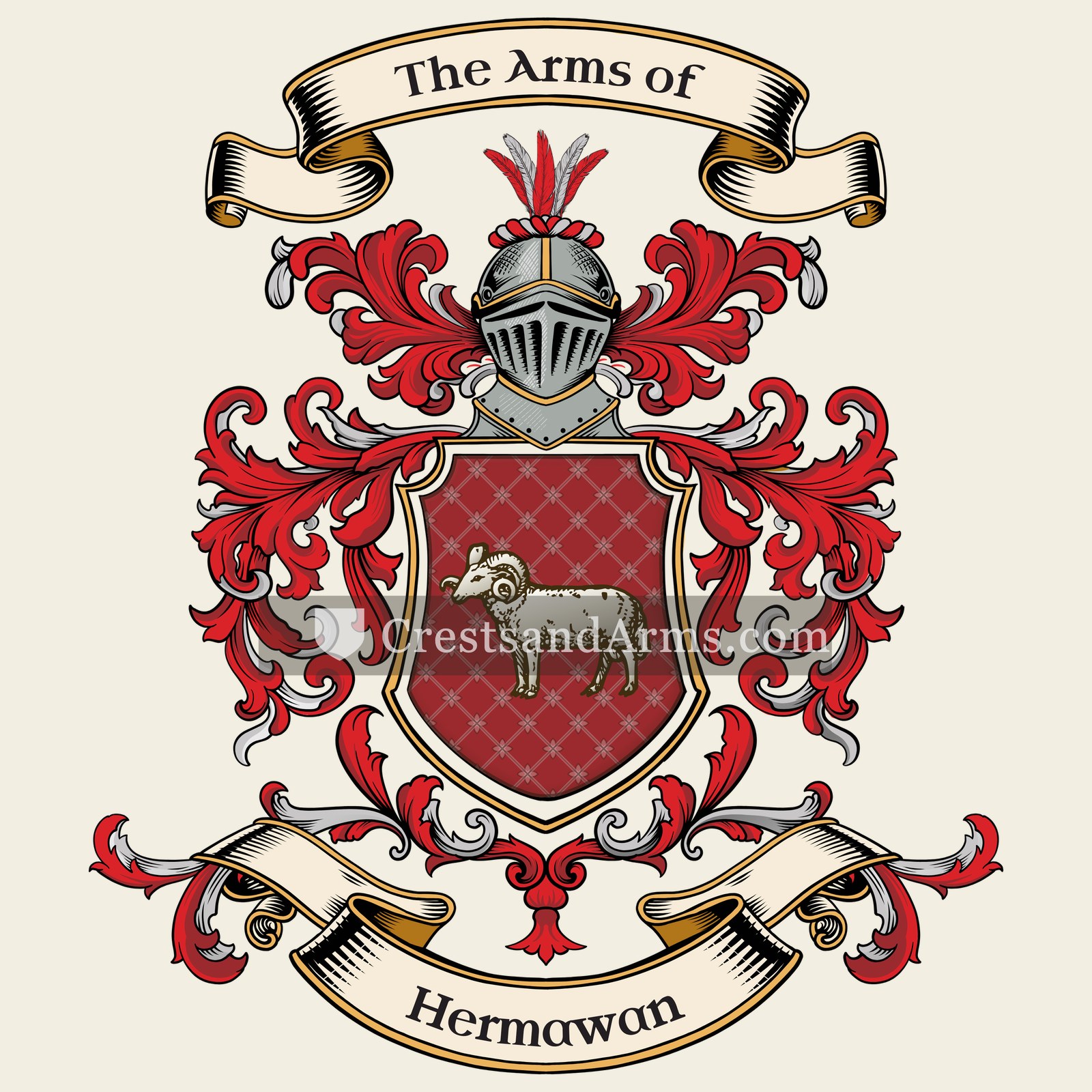 The Hermawan coat of arms