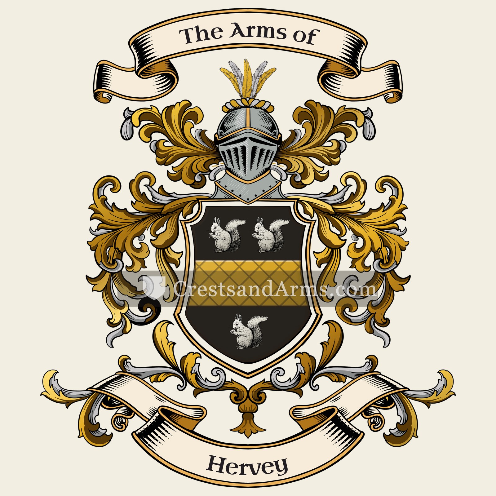 The Hervey coat of arms