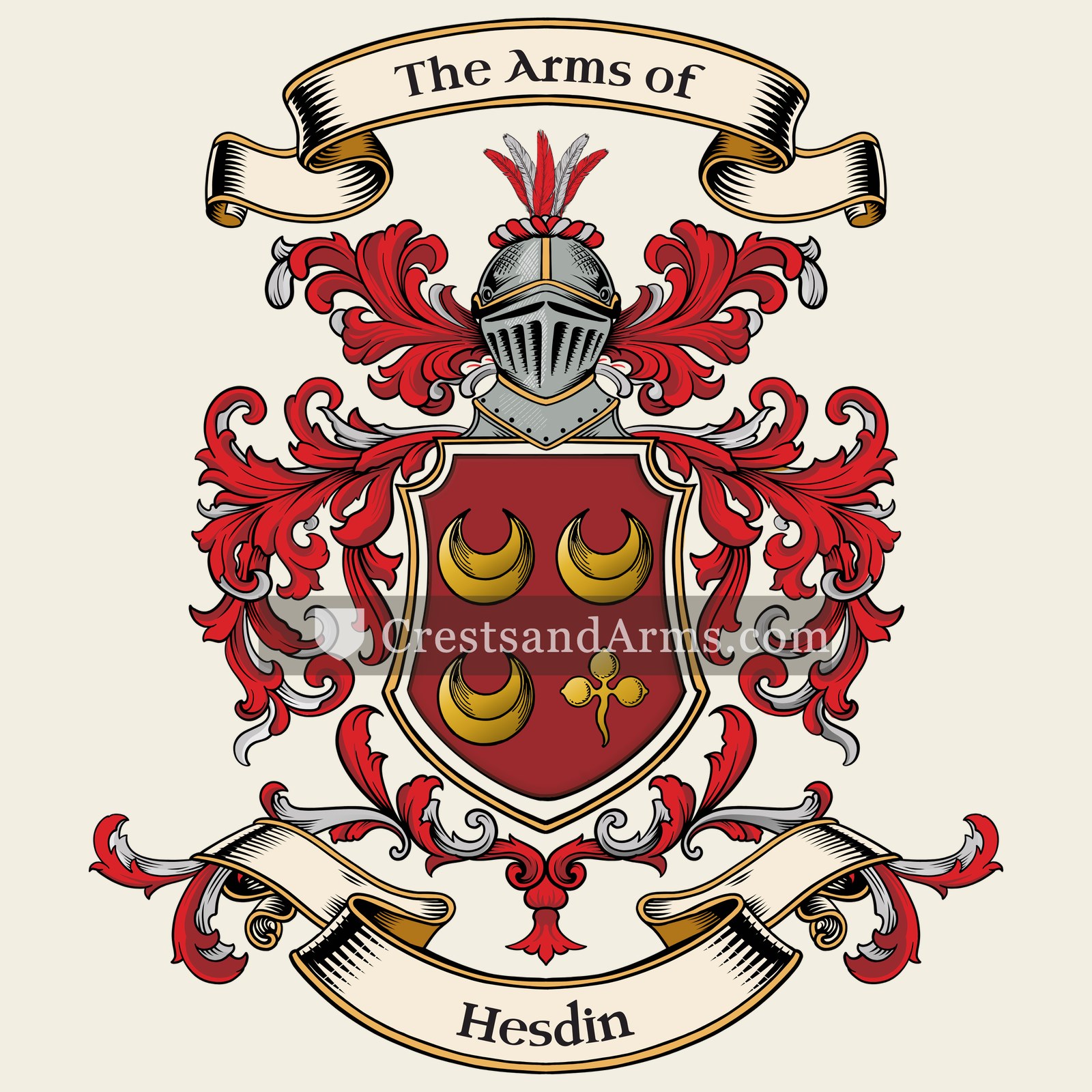 The Hesdin coat of arms