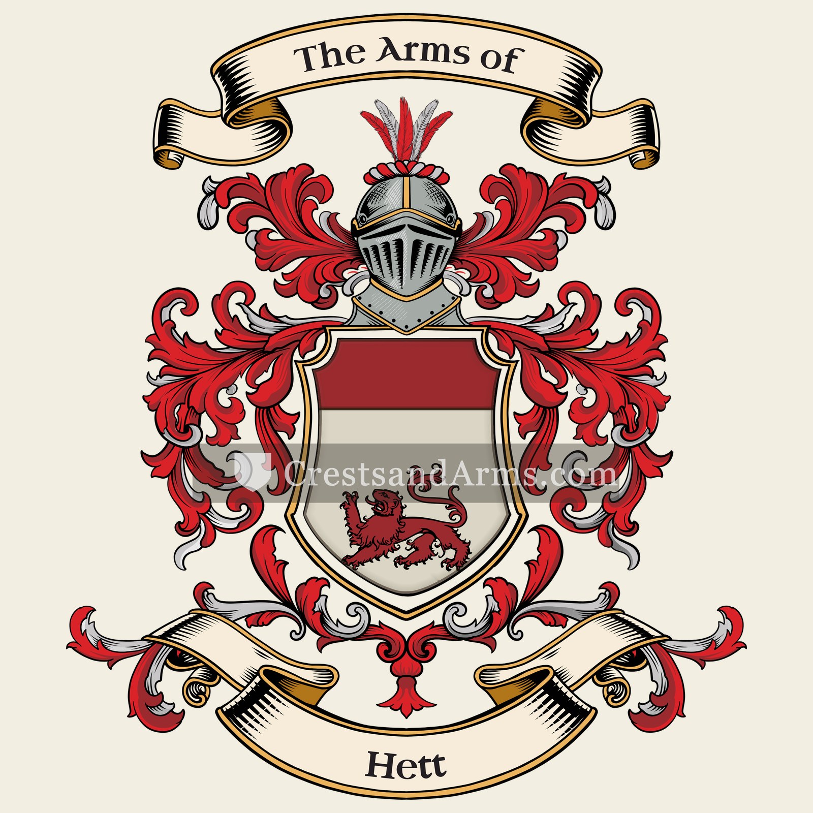 The Hett coat of arms