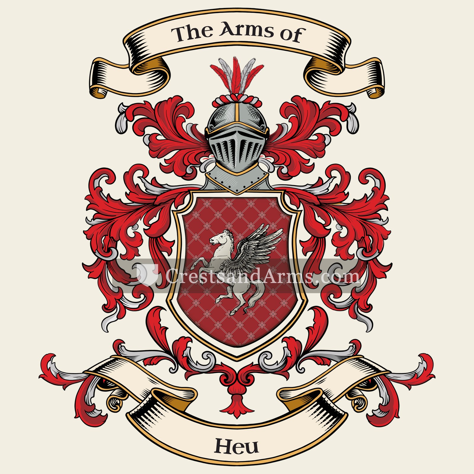 The Heu coat of arms