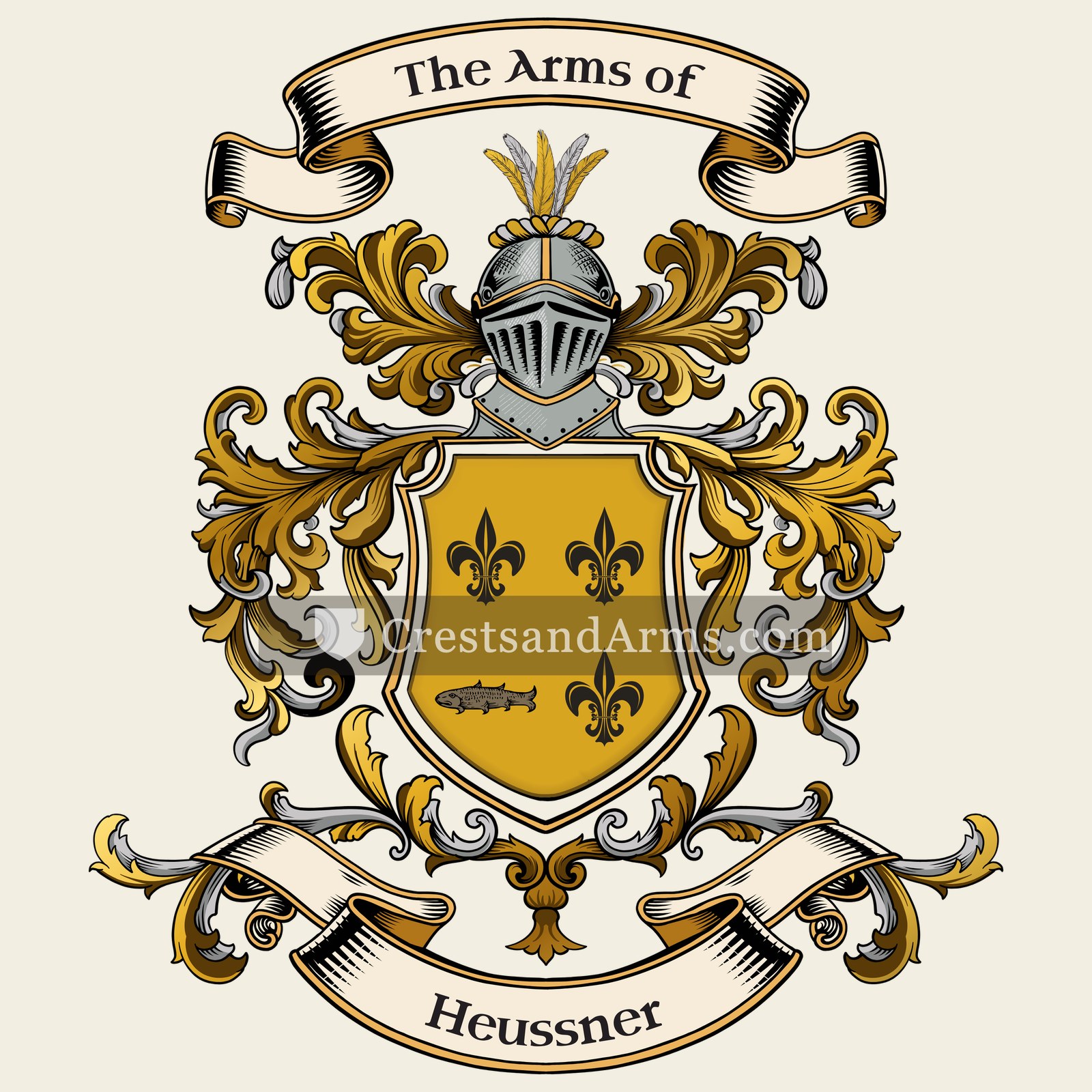 The Heussner coat of arms