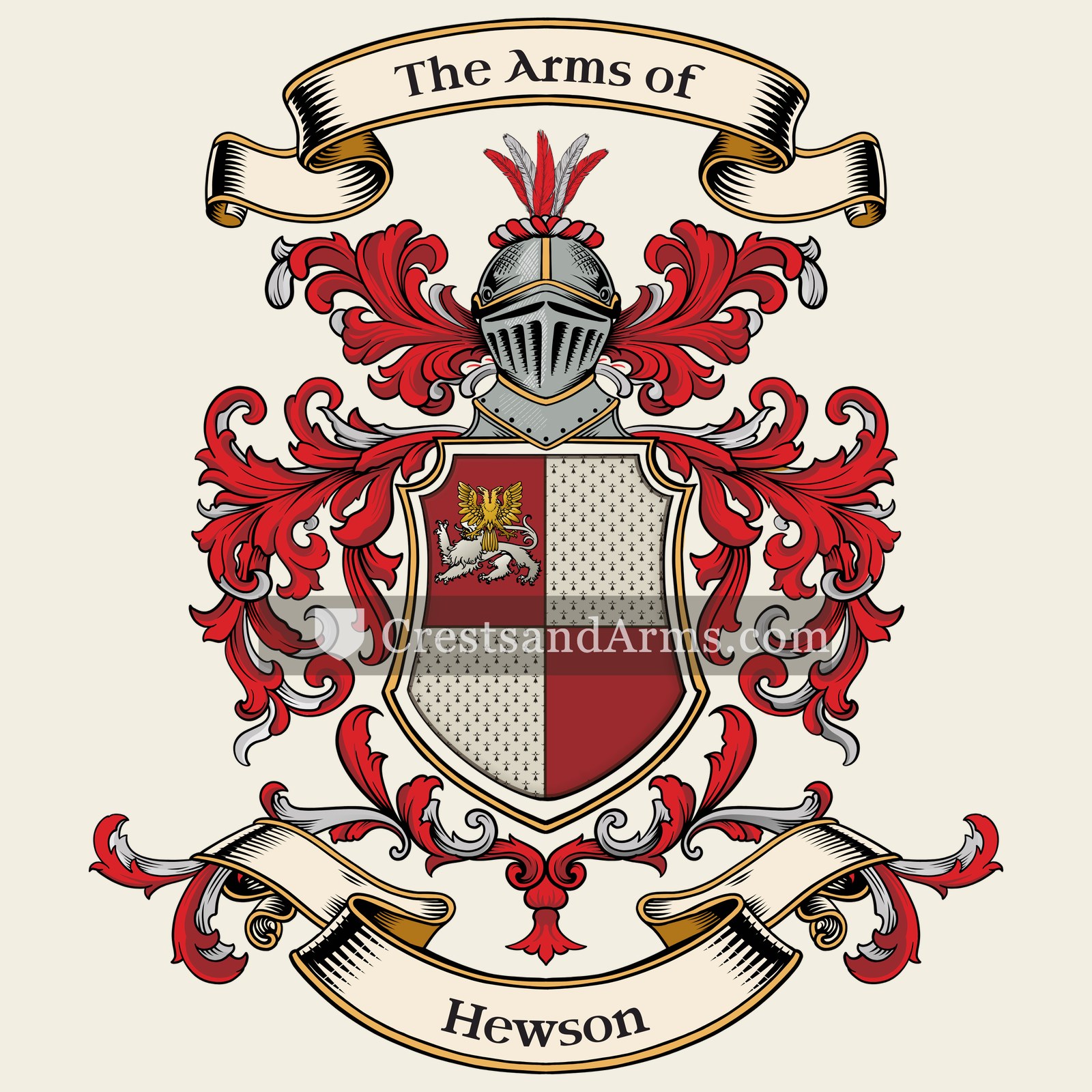 The Hewson coat of arms