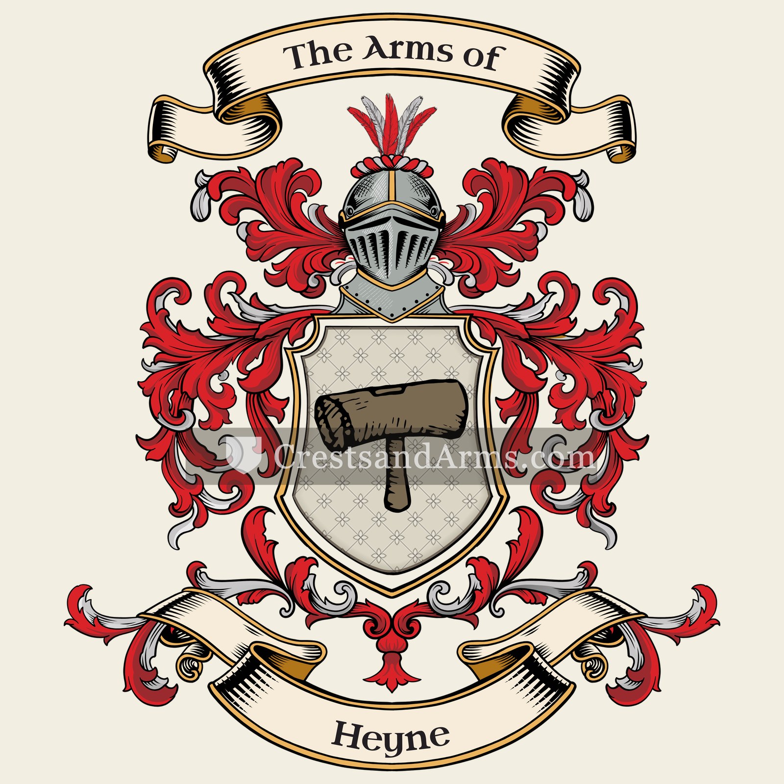 The Heyne coat of arms