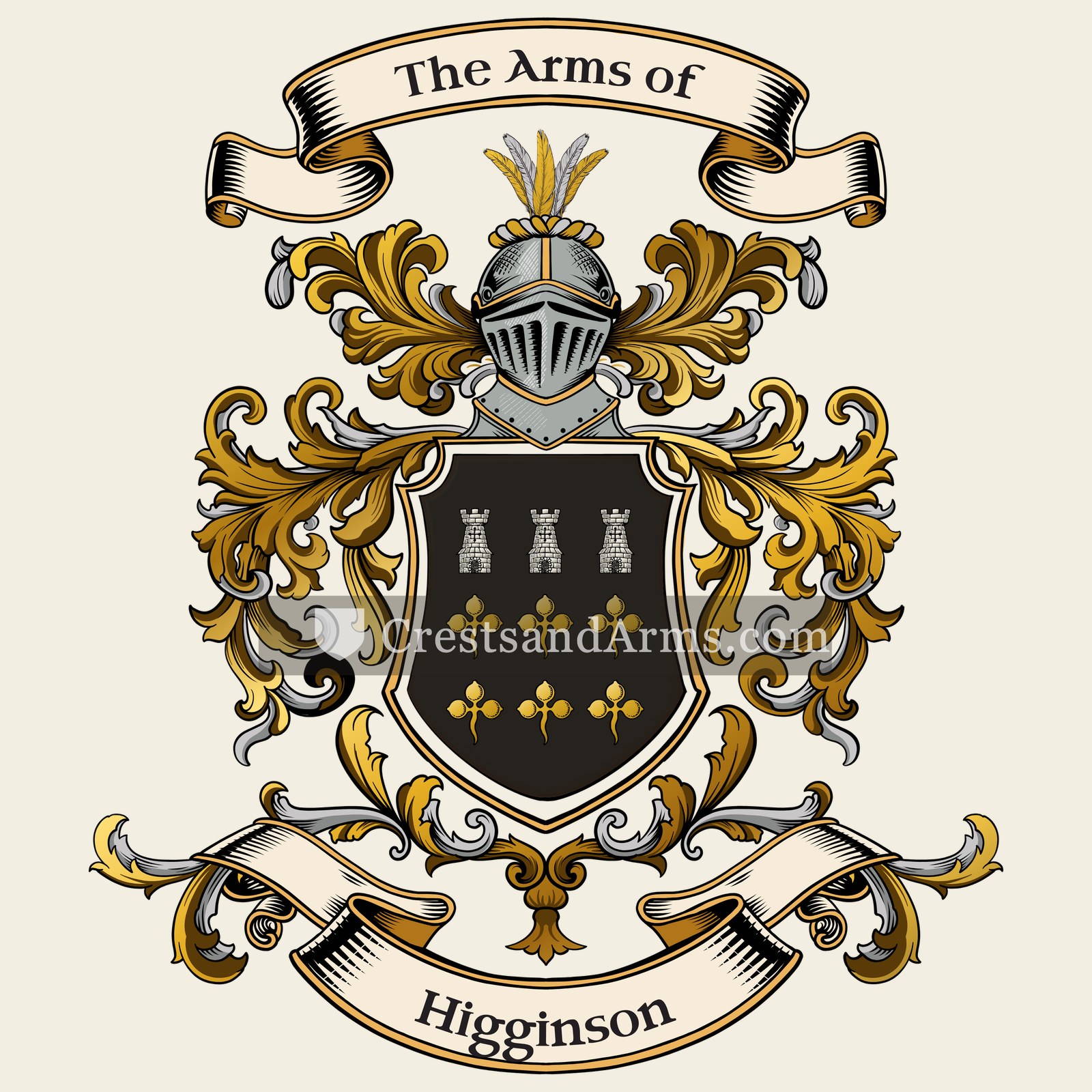 The Higginson coat of arms