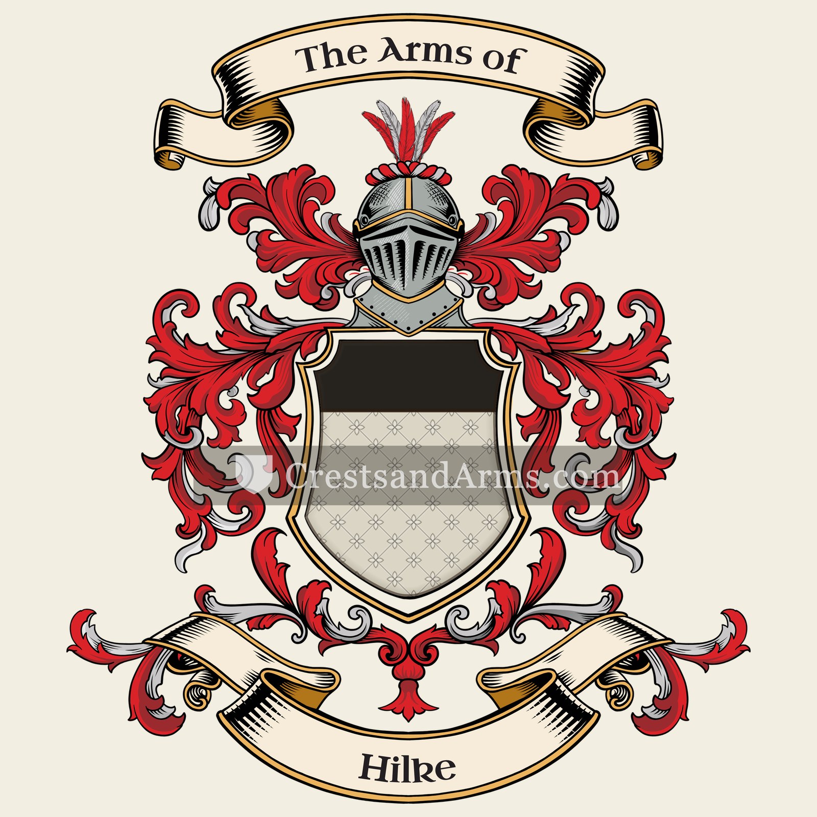 The Hilke coat of arms