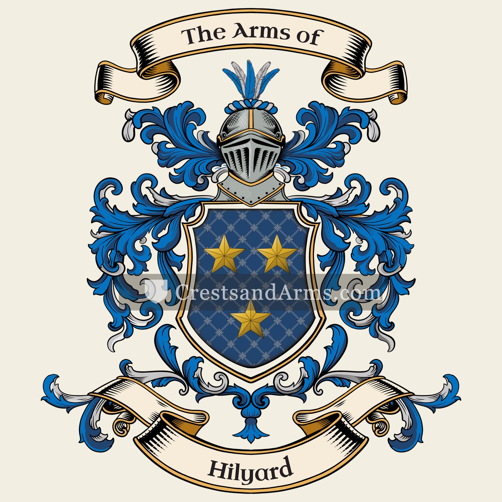 The Hilyard coat of arms