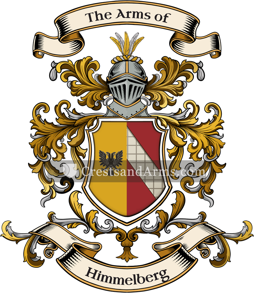 The Himmelberg coat of arms, drawn from the recorded blazon