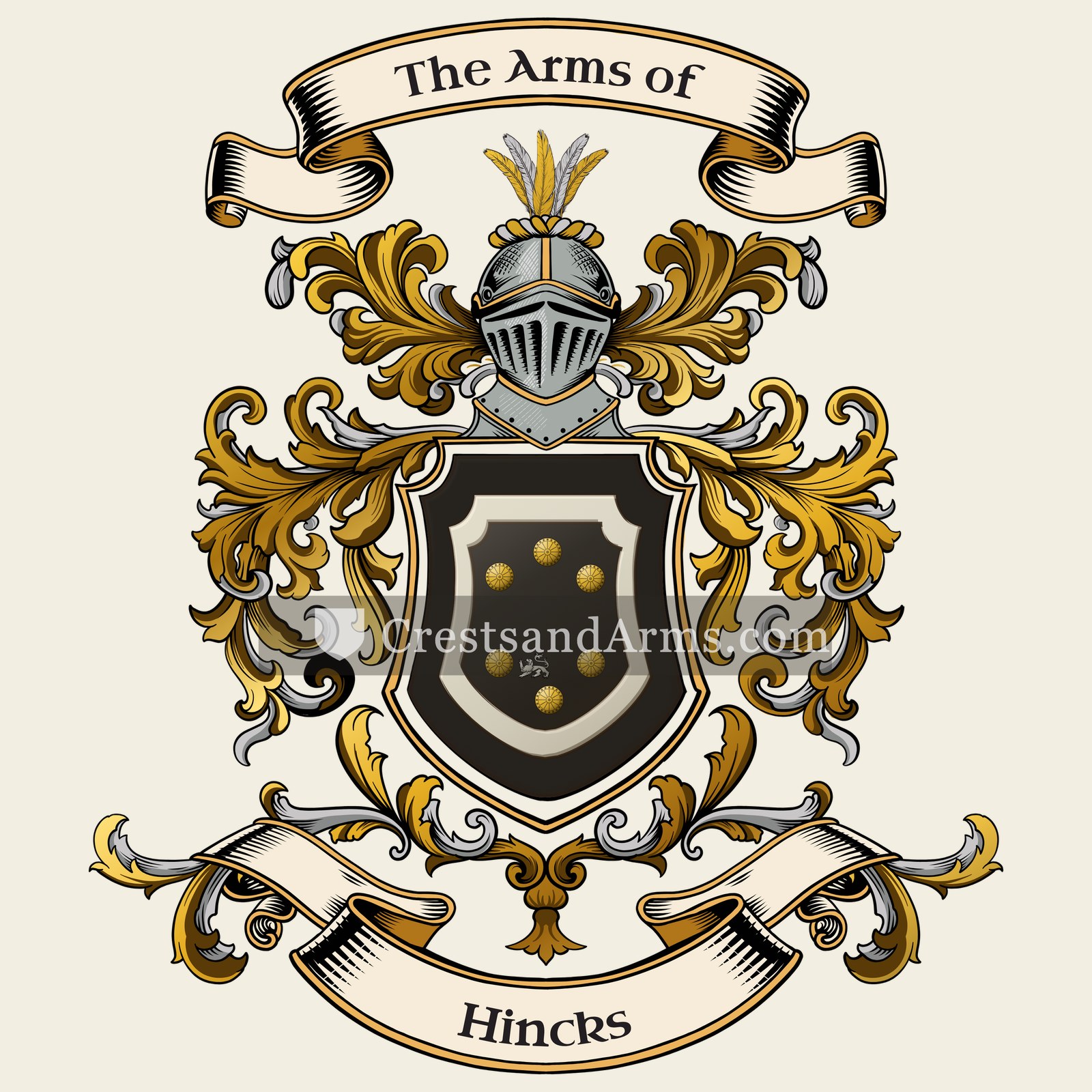 The Hincks coat of arms