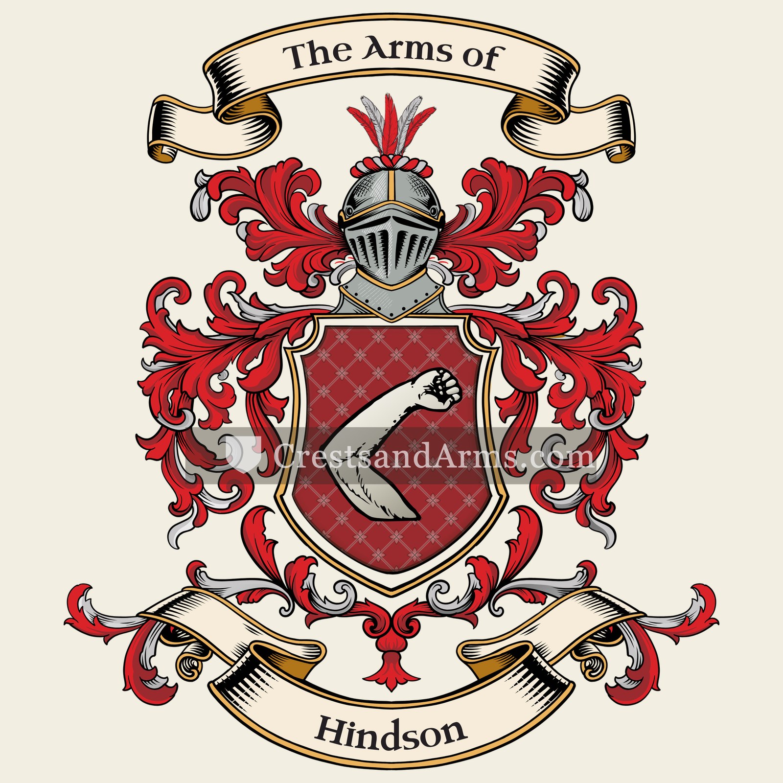 The Hindson coat of arms