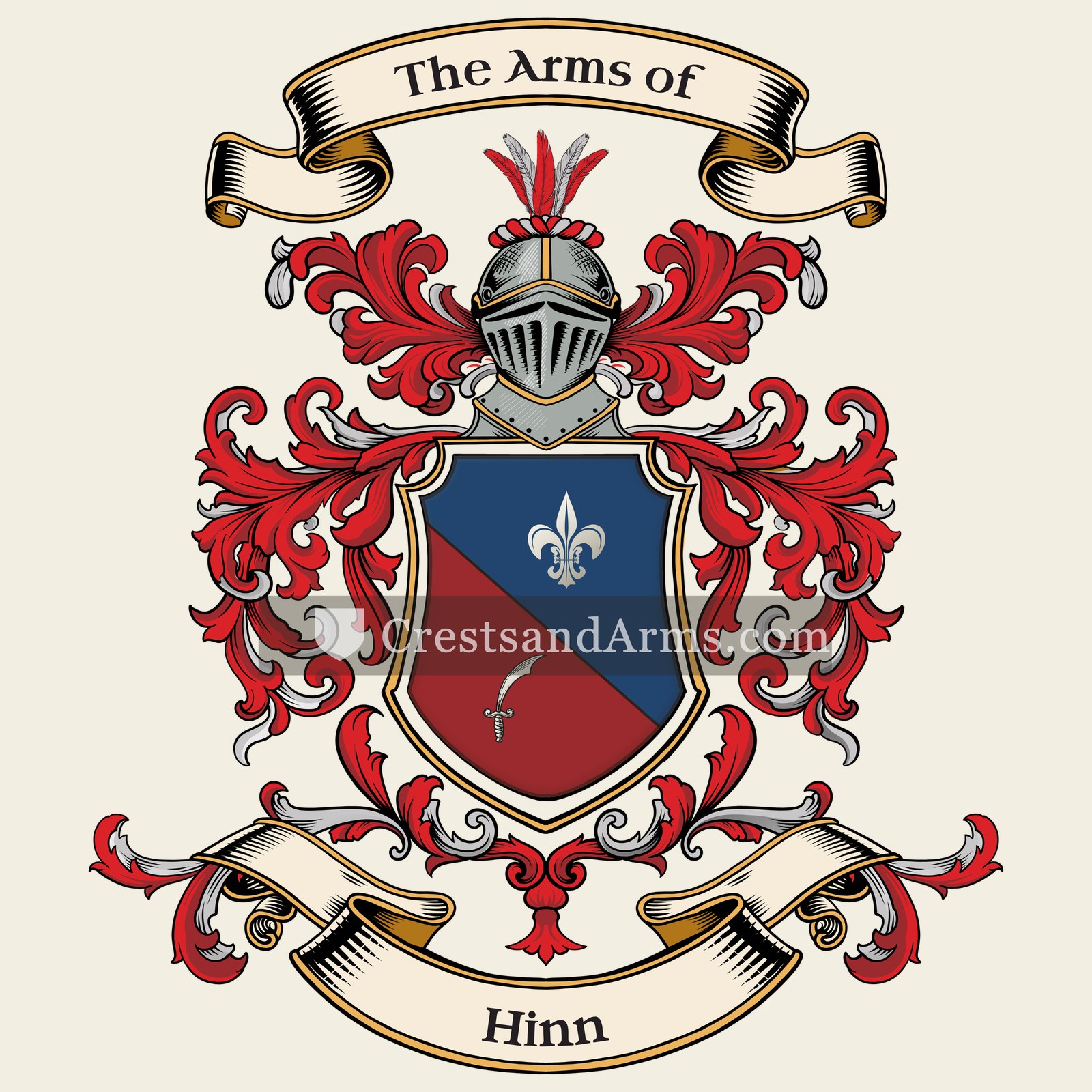 The Hinn coat of arms