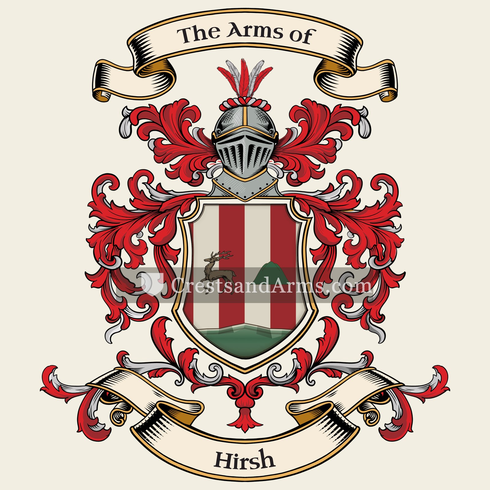 The Hirsh coat of arms