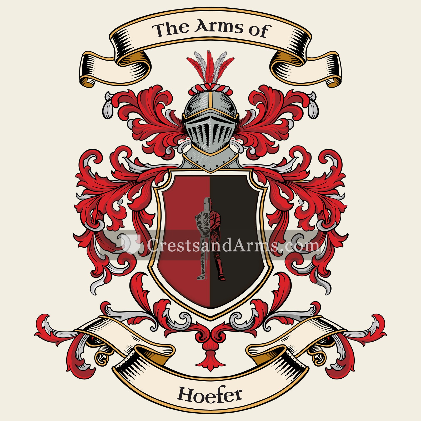 The Hoefer coat of arms
