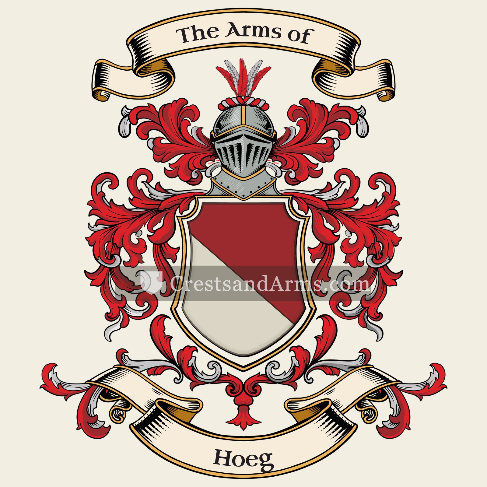 The Hoeg coat of arms