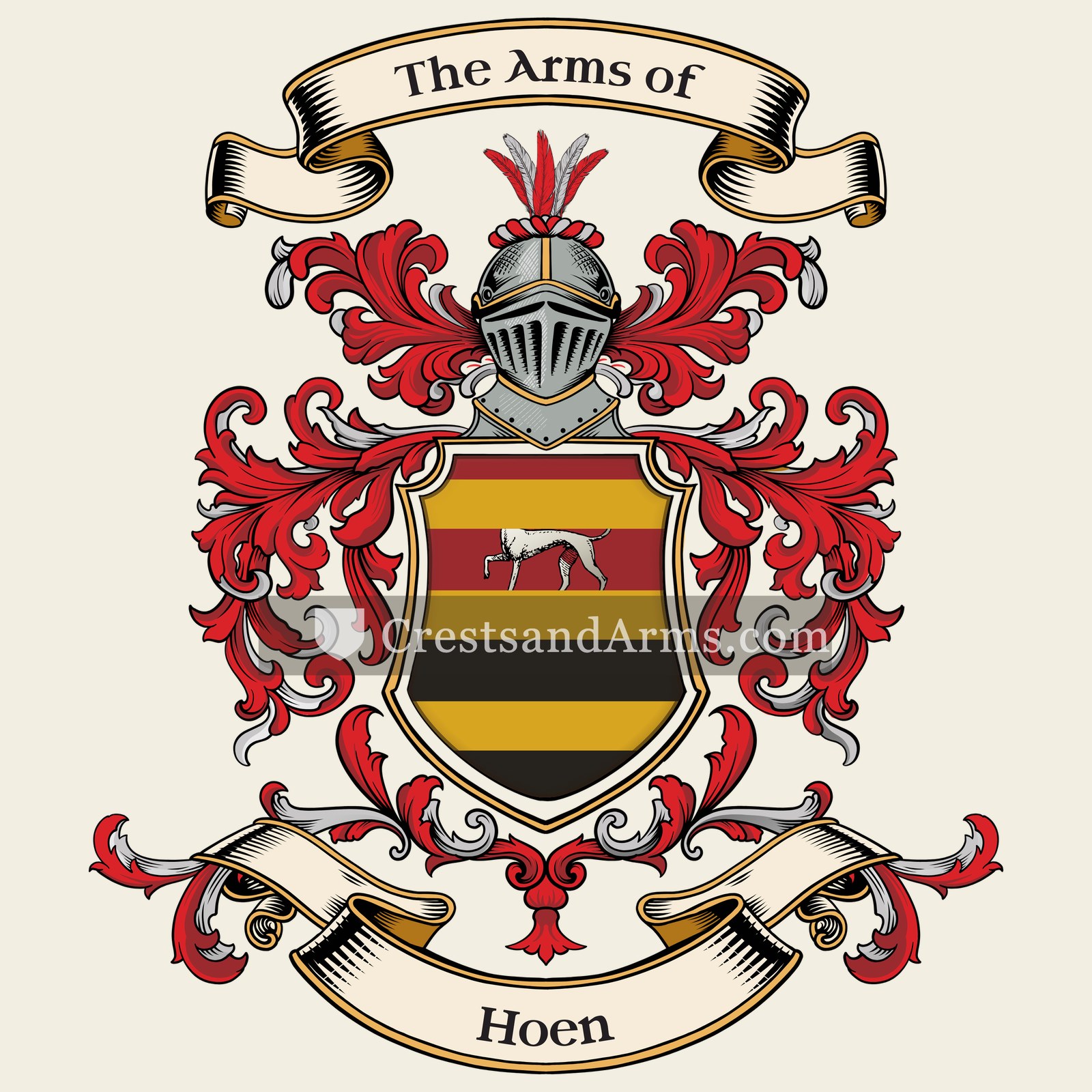 The Hoen coat of arms