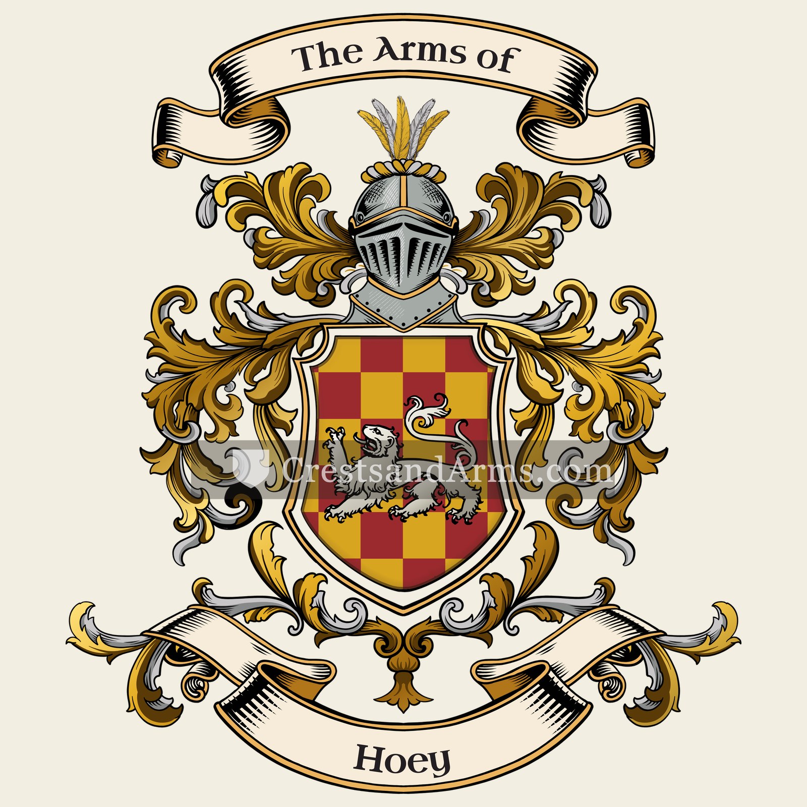 The Hoey coat of arms