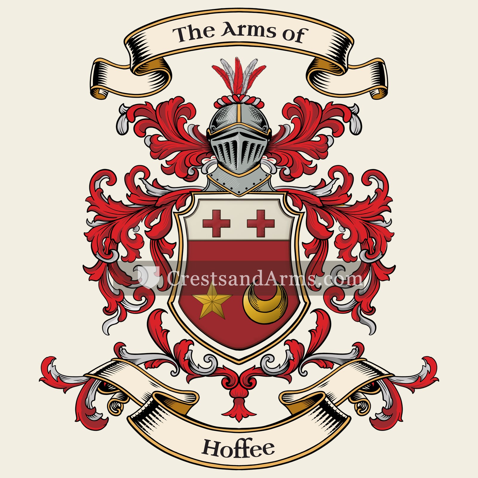 The Hoffee coat of arms