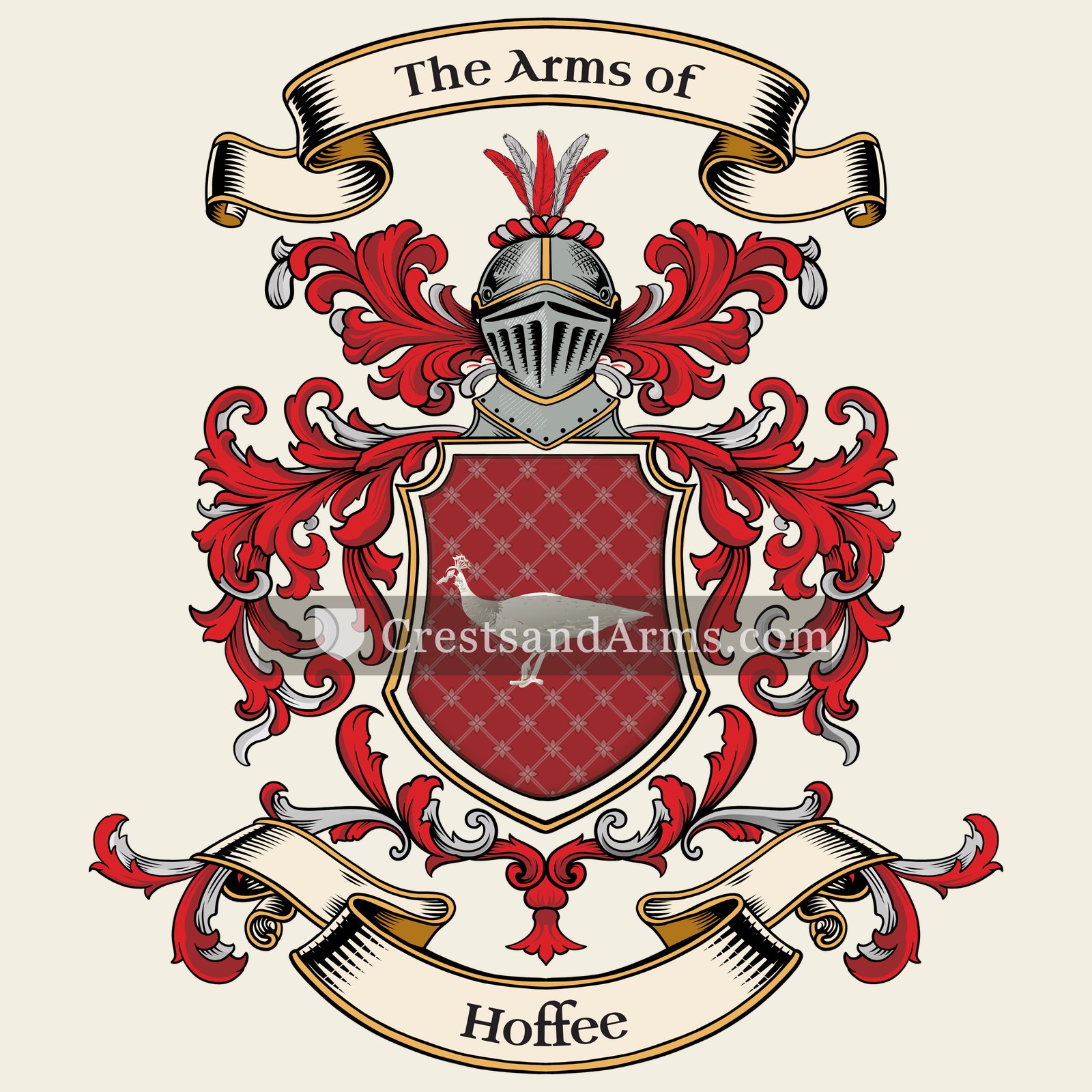 The Hoffee coat of arms
