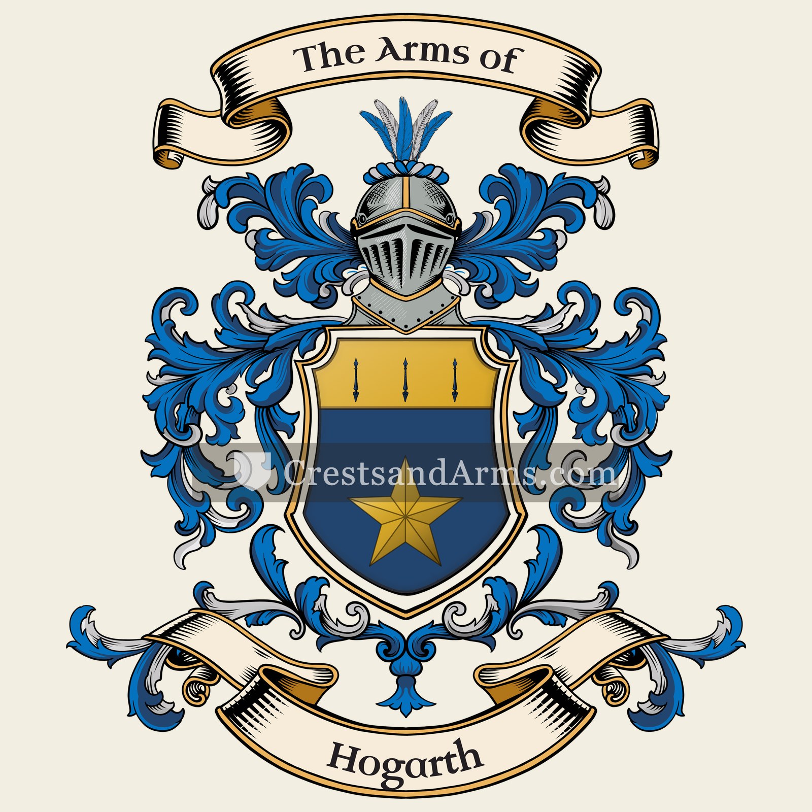 The Hogarth coat of arms