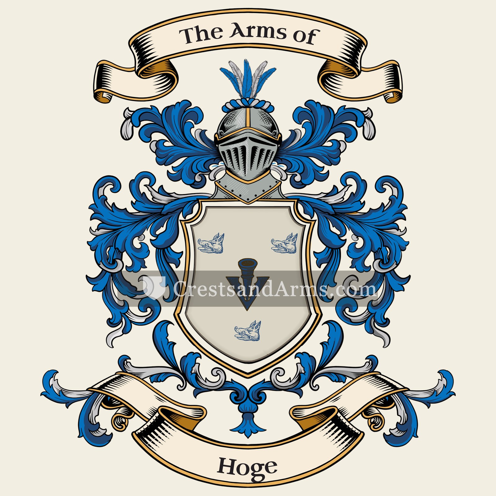 The Hoge coat of arms